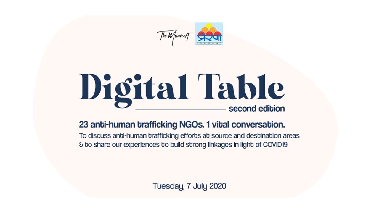 Digital Table #2 Discussing AHT efforts at Source and Destination Areas amid COVID-19
