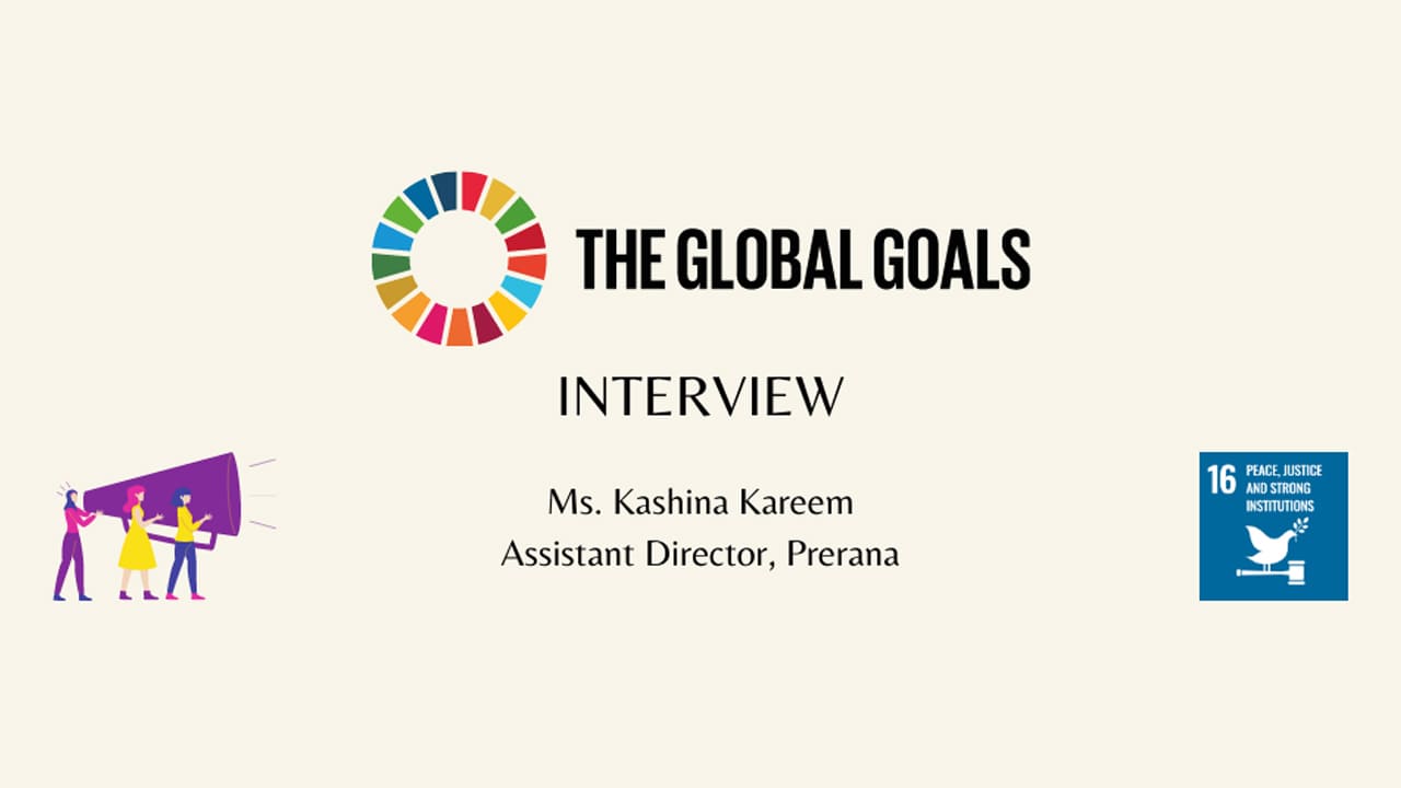 SDG Goal 16- Navigating through Prerana’s Anti-Human Trafficking Interventions