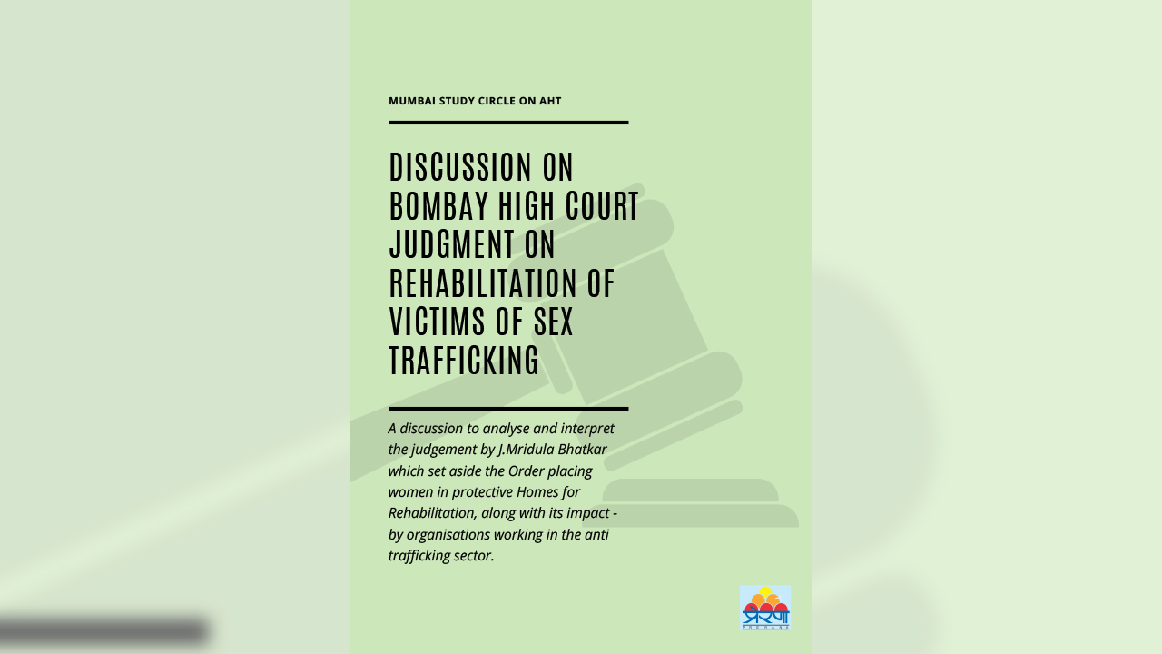 discussion on bombay high court judgment on rehabilitation of victims of sex trafficking