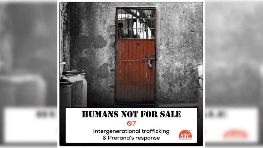How did Prerana intervene to prevent intergenerational trafficking into the sex trade